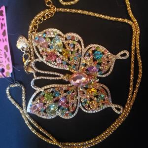 Playful Butterfly Necklace